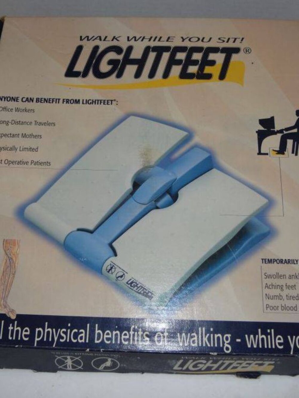 LightFeet Rehab At Home Build Strength Step Machine Leg Exercise